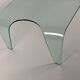 Glass coffee table around 1980