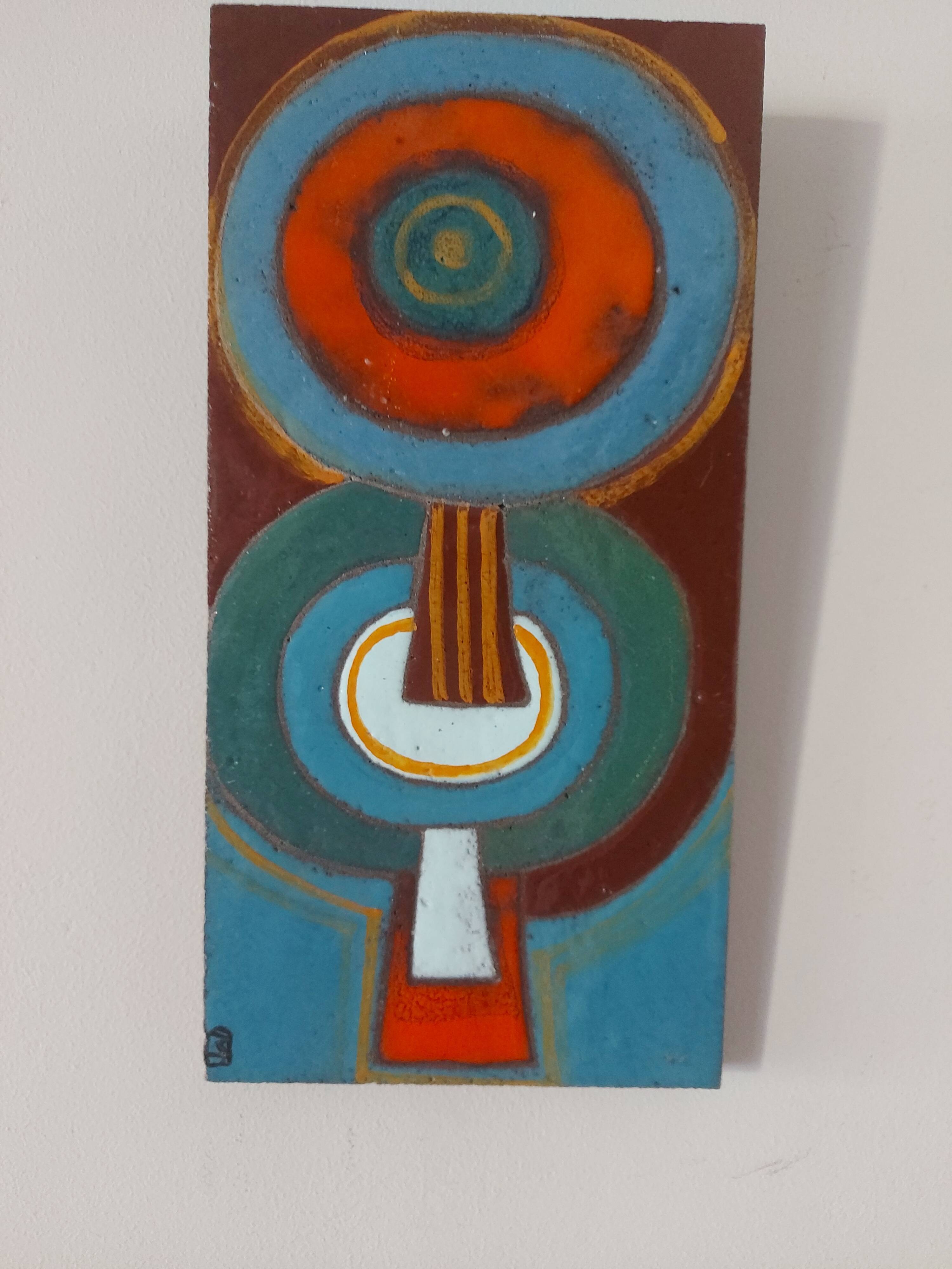 Vintage lava plate 50, 60'S
