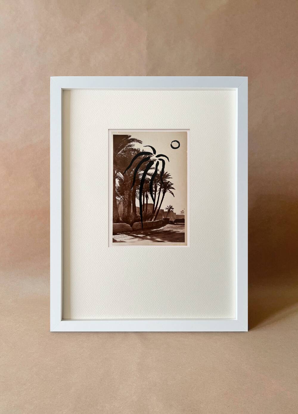 Morocco - Collage on postcard