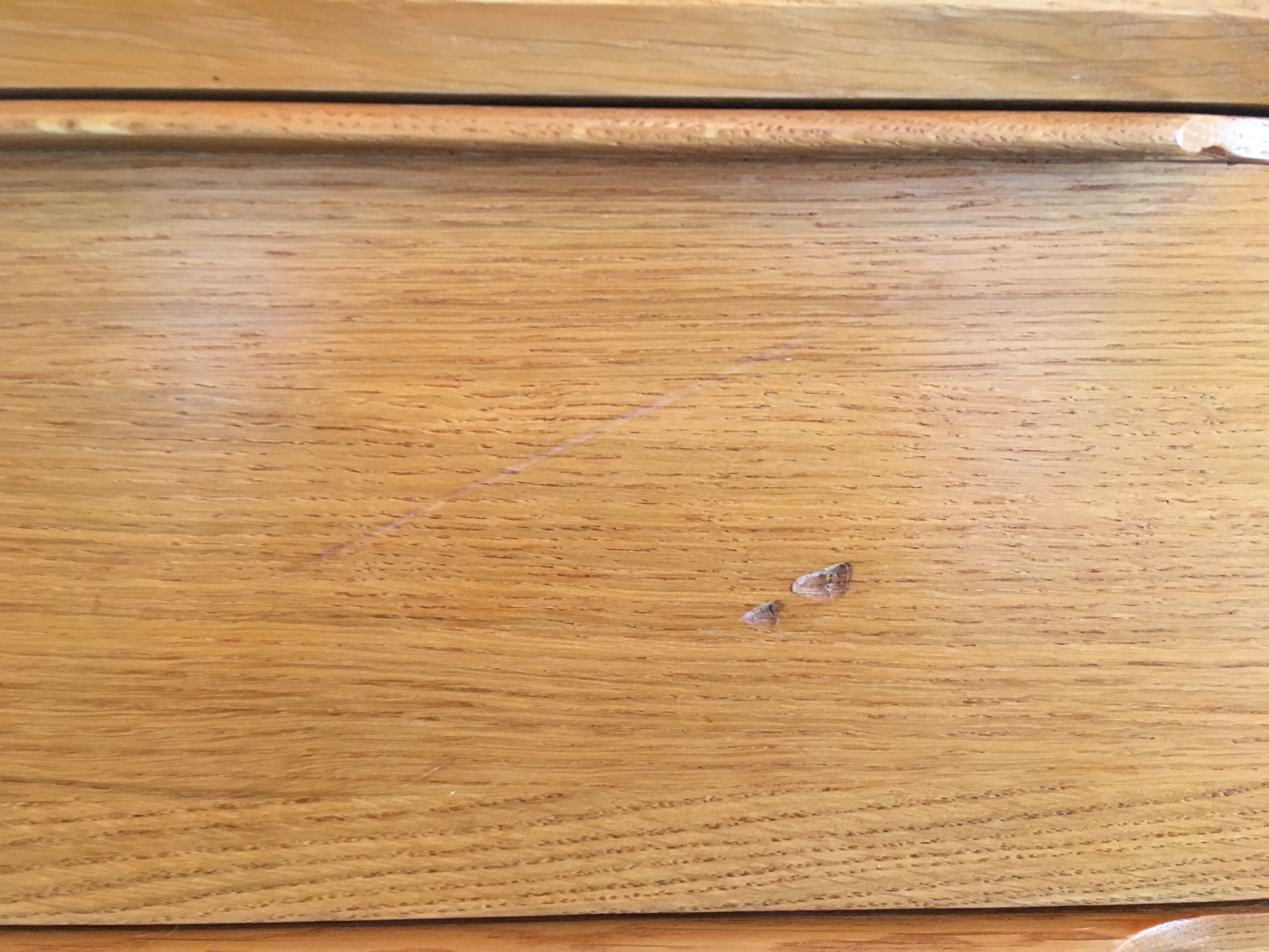 Scandinavian enfilade in light wood