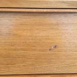 Scandinavian enfilade in light wood