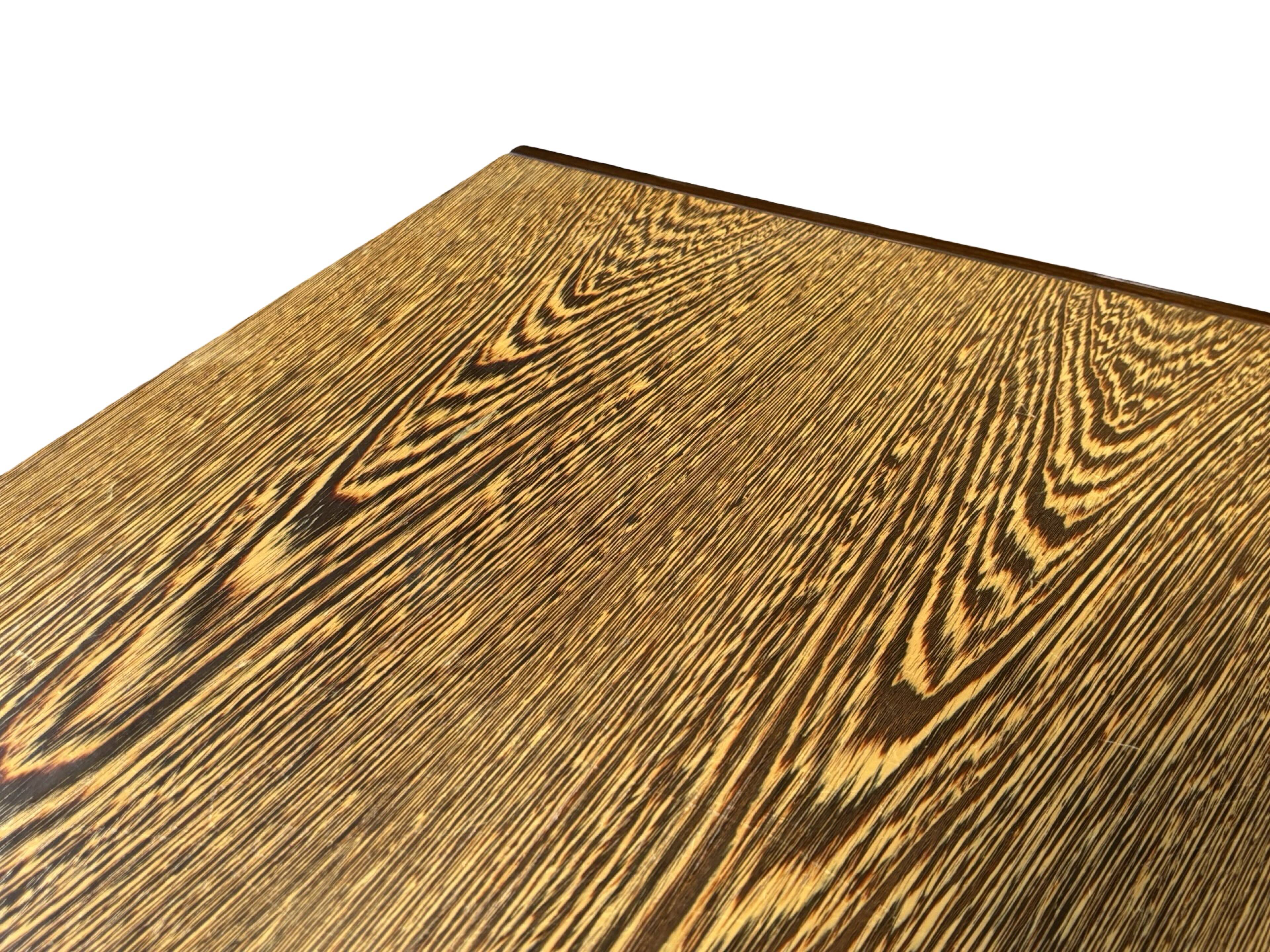 Vintage executive desk - large desk wenge 70s design