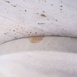 Pedestal dining table in travertine, Stone International, Italy, 1970s