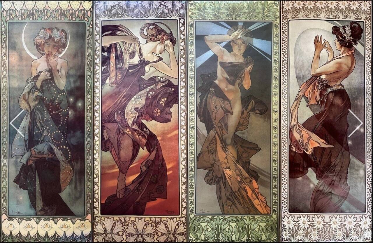 Alphonse Mucha, The Moon and the Stars 1973, 1st Edition. Pigment Archive