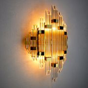 Venini wall lamp, cut crystals, Italy, 1970