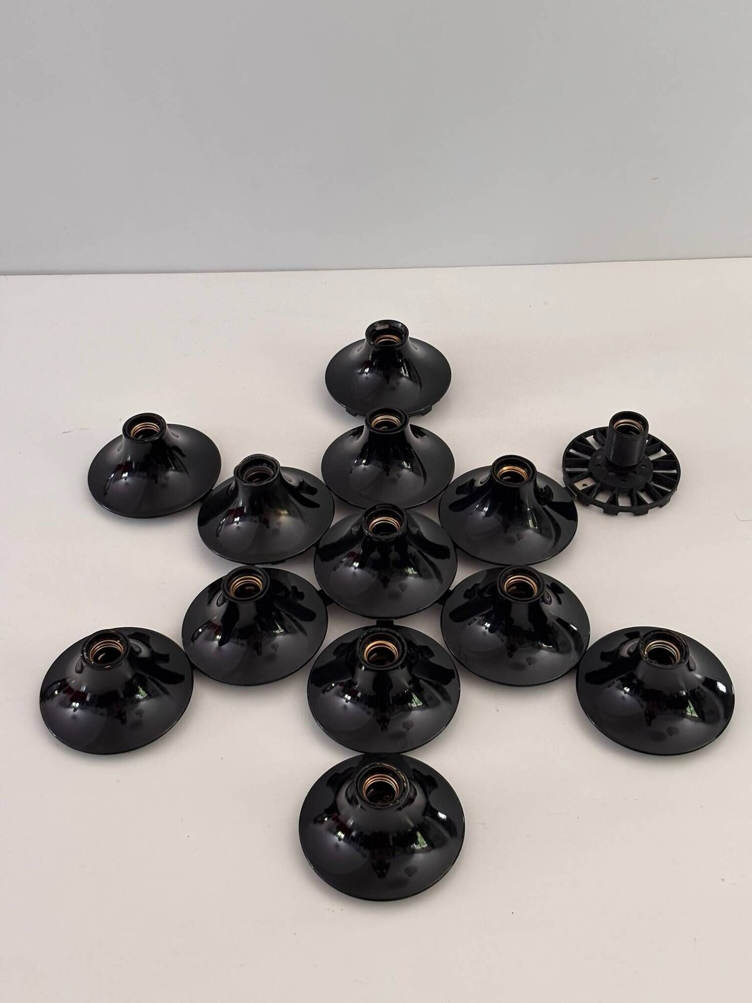 Composition of 13 Teti Wall Lights by Vico Magistretti for Artemide 1970 ABS
