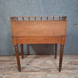 Antique Louis Philippe style desk with a tiered design - walnut - 19th century