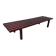 Mid-century modernist wooden wenge slat bench coffee table by Gijs Bakker for Castelijn, 1970s