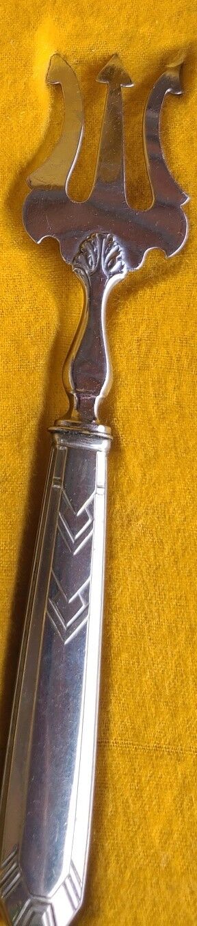 Couverts de service métal argenté Art déco