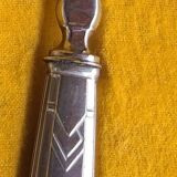 Art Deco silver metal serving cutlery