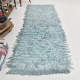 3x10 wool vintage runner rug 100x300cm