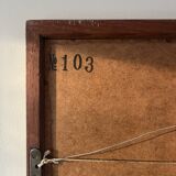 Aksel Kjersgaard model 103 mirror - Kai Kristiansen - Danish teak mirror