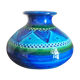 Small vase Aldo Londi Bitossi Rimini blu