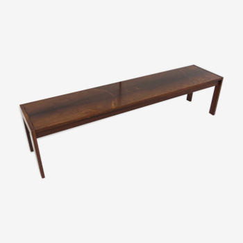 Banc minimaliste en palissandre, Suède, 1960