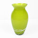 1970s modern glass vase, Farbglashutte Lauscha Thüringen, Germany