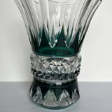Val saint Lambert cut crystal vase