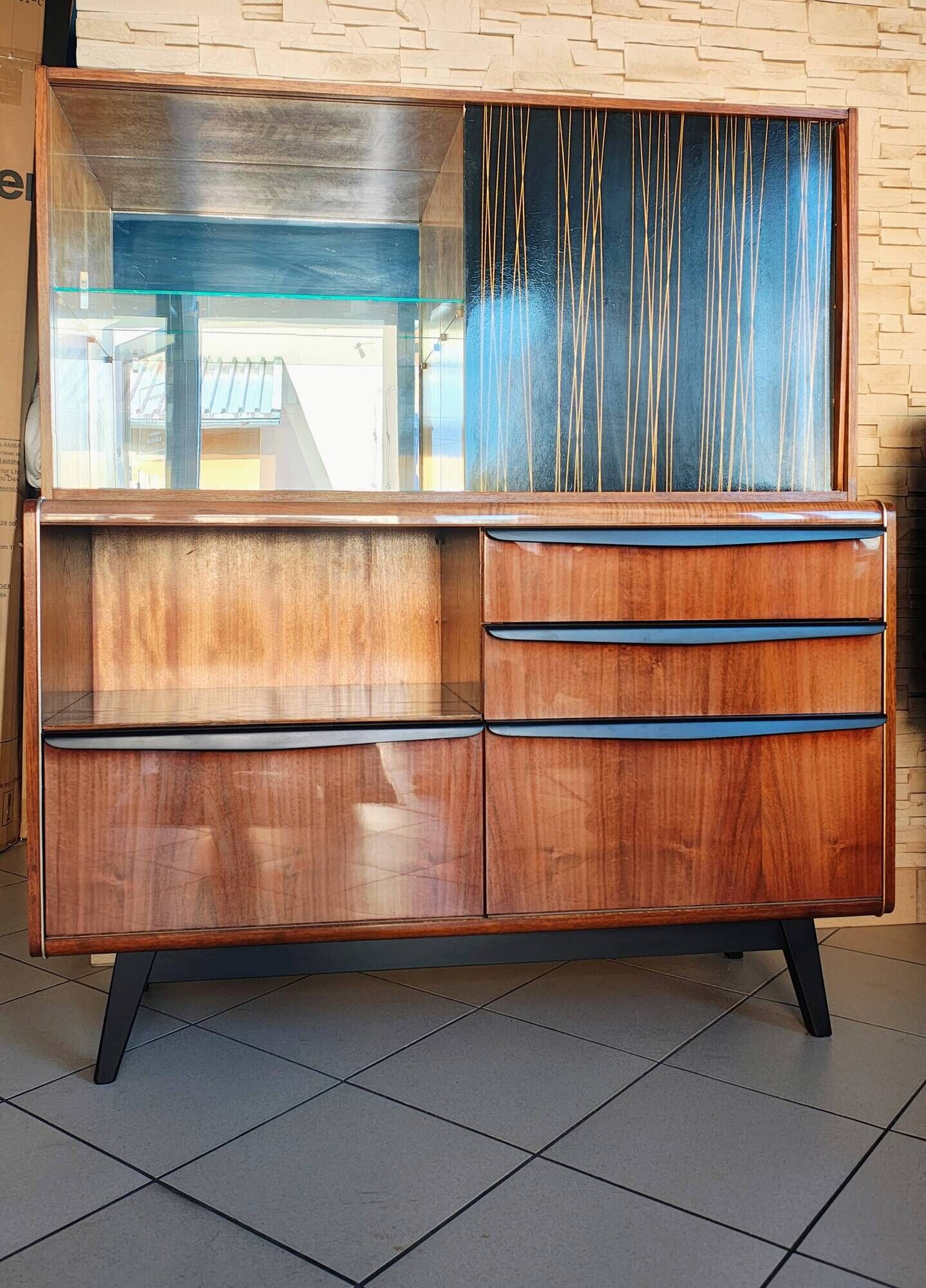Czechoslovakian Cabinet by B. Landsman for Jitona, 1960s