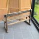 Old oak school bench