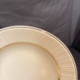 Ancien 10x Assiette Creuse Villeroy Boch Beige Doré Mettlach France Saar Ec