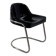 Orix Black Chair by Vittorio Parigi and Nani Prina for Molteni, 1970
