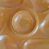 Seafood dish / oysters Salins orange-yellow 60s-70s