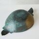 Patinated bronze cup, early 20th century