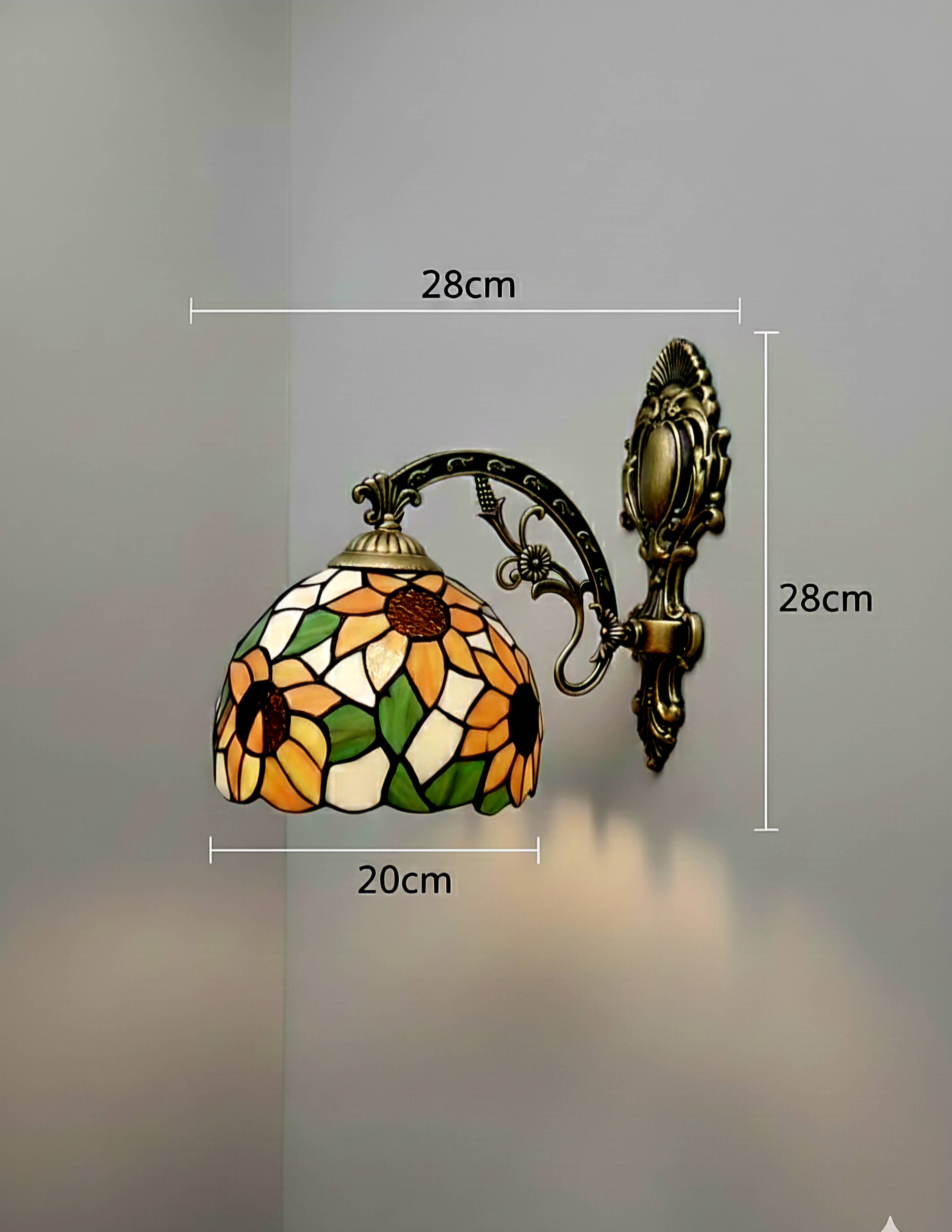 Tiffany style wall lamp