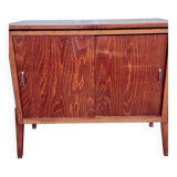 Vintage high sideboard with compass feet