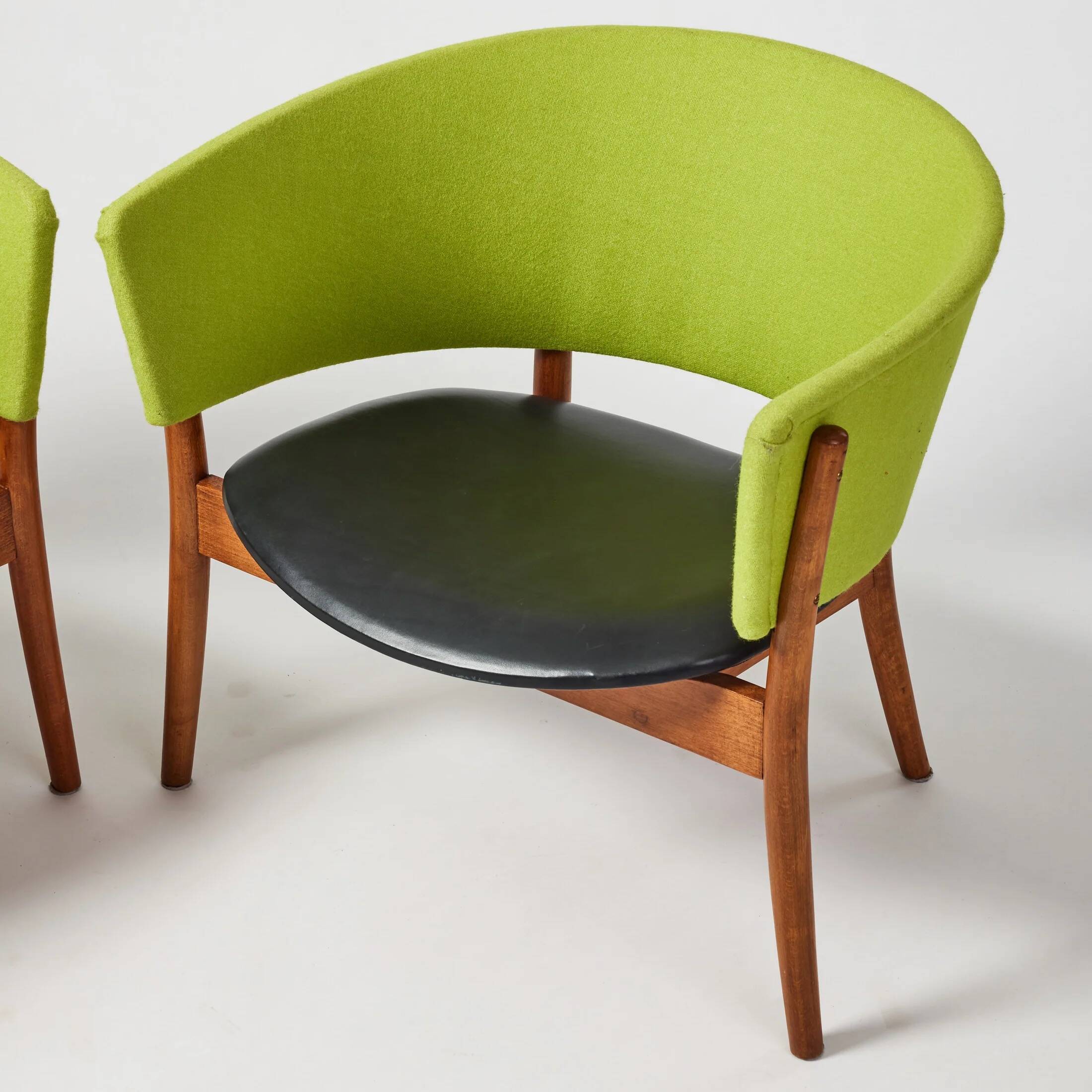Pair of Rondell armchairs, Sweden 1960s