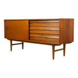 Vintage Sideboard in Teak with sliding door and drawers, 1960s