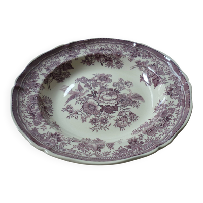 Assiette Villeroy & Boch « Fasan » rouge 1960