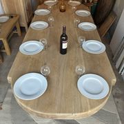 Table de monastère en chêne massif 