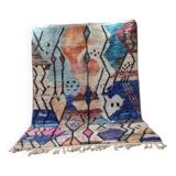 Authentic moroccan boujaad rug vintage handmade wool 300x200 cm