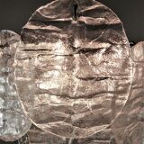 Kalmar candlestick with ice glass discs 1960's