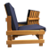 Rare pair of niko kralj 'dota' system lounge chairs, 1970's