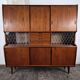 Double enfilade bar in teak by Poul M. Jessen for PMJ Viby, Denmark, 1950.