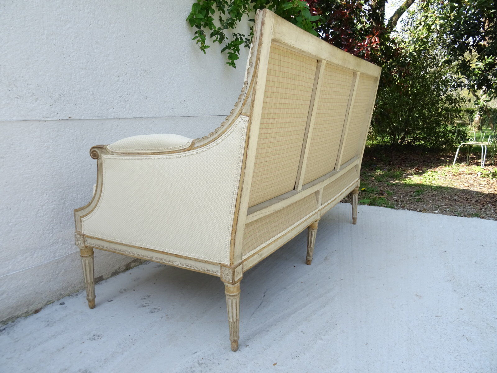 Louis XVI bench of the 19th century