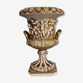 Vase, urne sur pied Capedimonte