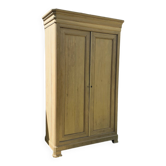 Armoire Louis Philippe ancuenne 2 portes Chêne massif bois brut