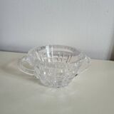 Cut Crystal Bowl with 2 Handles
