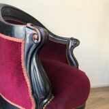 Fauteuil bergère 18e siècle de style Louis XV