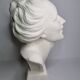 Bust of a young woman by Salvatore Melani, Art Deco style, 48 cm