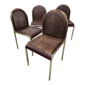 Série de 4 chaises italiennes