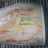 School map Vidal 11 bis Algeria and Tunisia