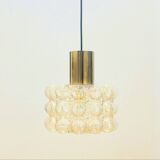 Large Mid-Century Bubble Glass Ceiling Light by H.Tynell for Limburg, 1960s