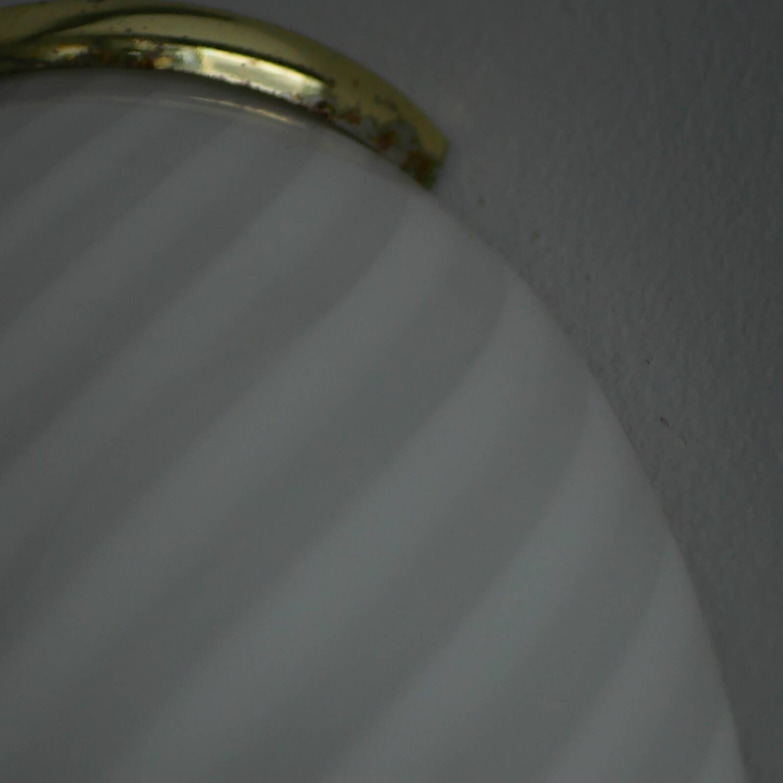 1980s Murano wall lights - Italian design - Swirled glass and brass