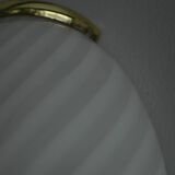 1980s Murano wall lights - Italian design - Swirled glass and brass