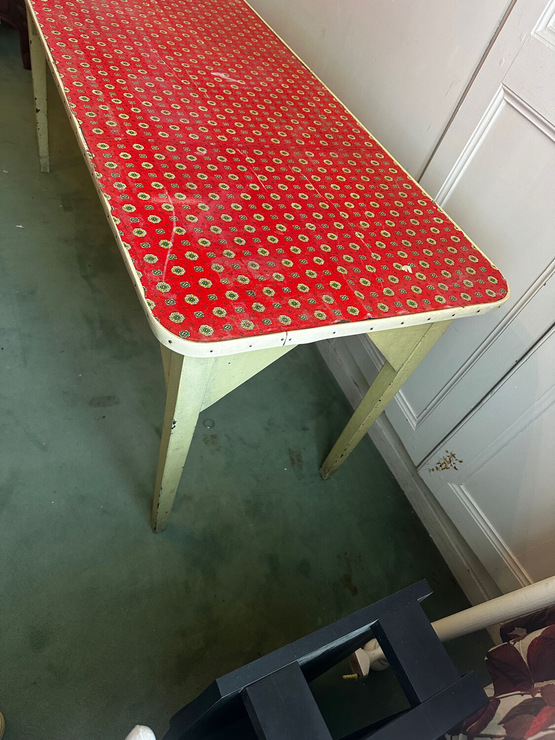 Dining table 160 cm / 62 cm from the 1940s/1950s