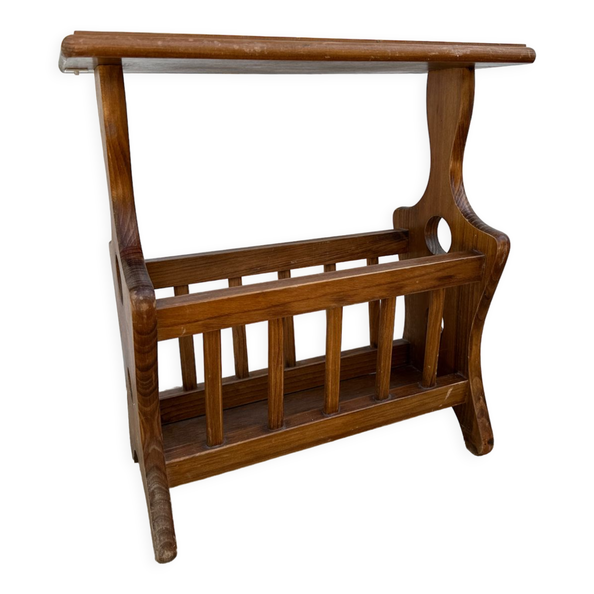 Wooden magazine door