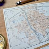 Printed in 1909, map of Parma, Italy